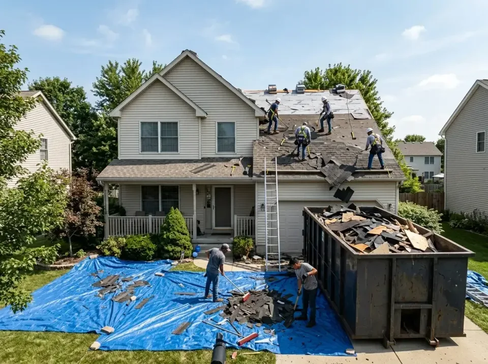 roof-replacement-debris-remova-004 — frequently asked questions, Cheapest Dumpster Rentals in Minooka, IL